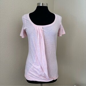 Lululemon Open Front Heather Pink Short Sleeve T shirt